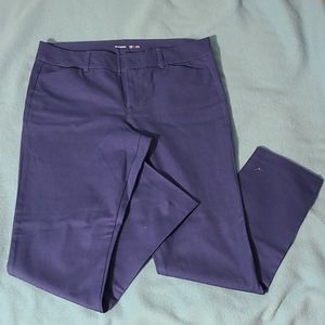 Blue Old Navy ankle pants.